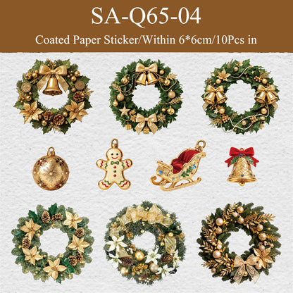 Christmas Wreath Collection Series Sticker