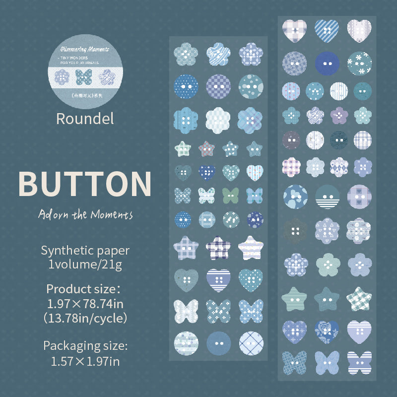 Glimmering Moments Series Die Cutting Self-adhesive Tape