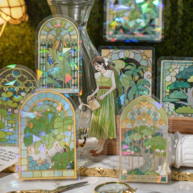 Window Shadow Palette Series Sticker featuring shadow, and wind designs for journaling, scrapbooking and collage