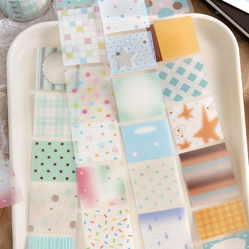 Wave Dots Series Die Cutting Tracing Paper Tape