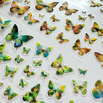 6cm*100cm Star Butterfly Serenade Die Cutting Shell Light PET Tape