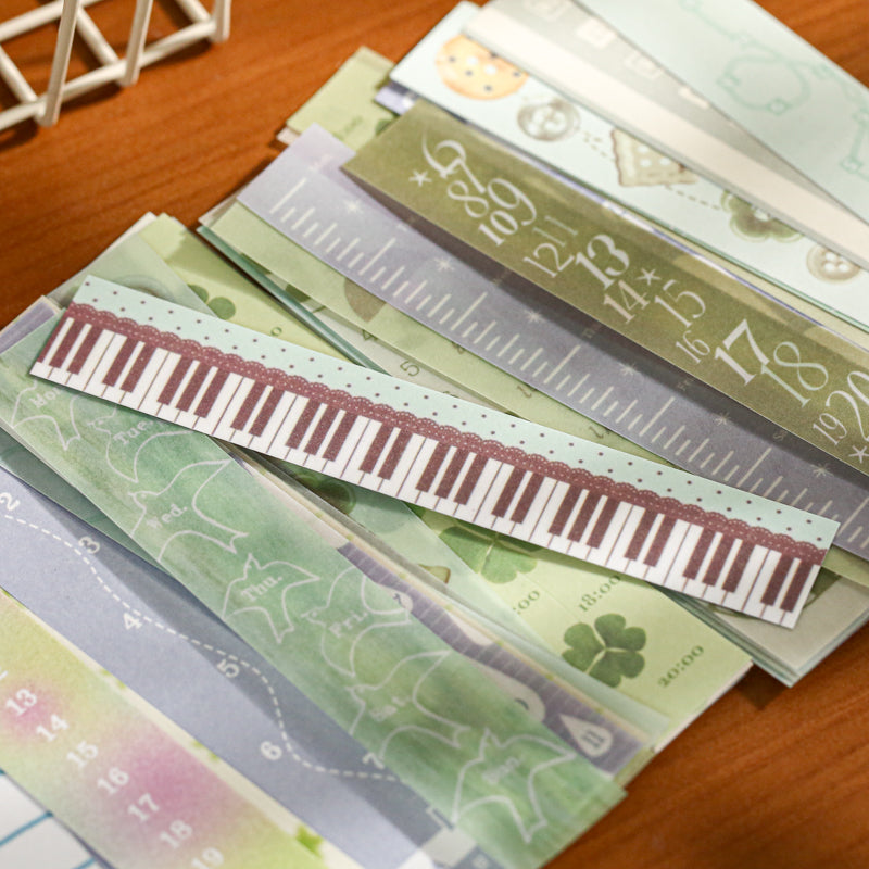 Time Story Series Sticker Book featuring book designs for journaling, scrapbooking and collage