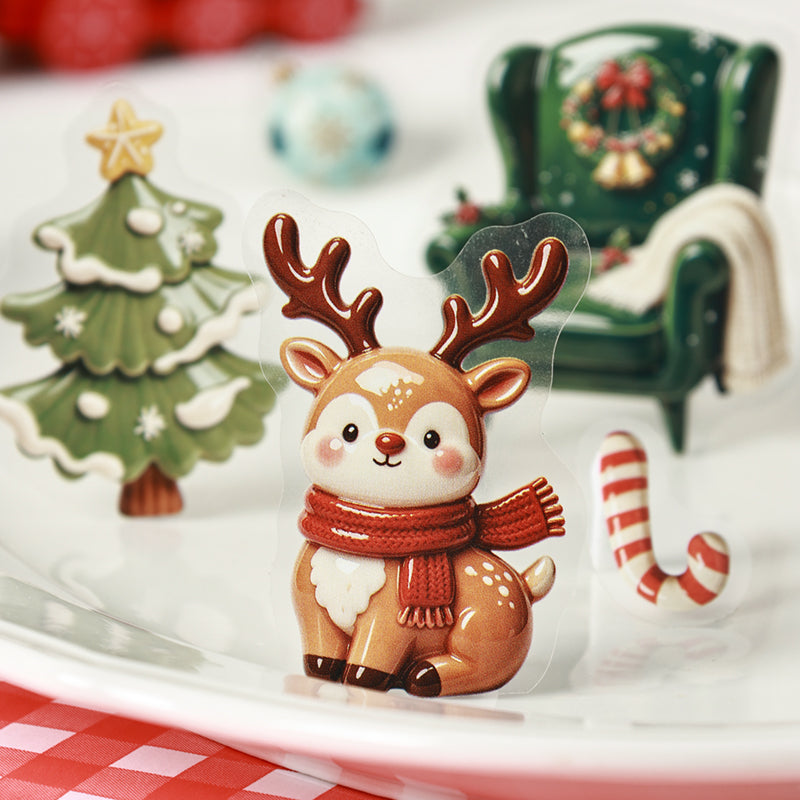 Warm Winter Christmas Series Sticker for journaling, scrapbooking and collage