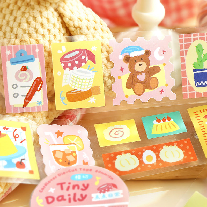 Colorful Dreamland Series Die Cutting Synthetic Paper Tape