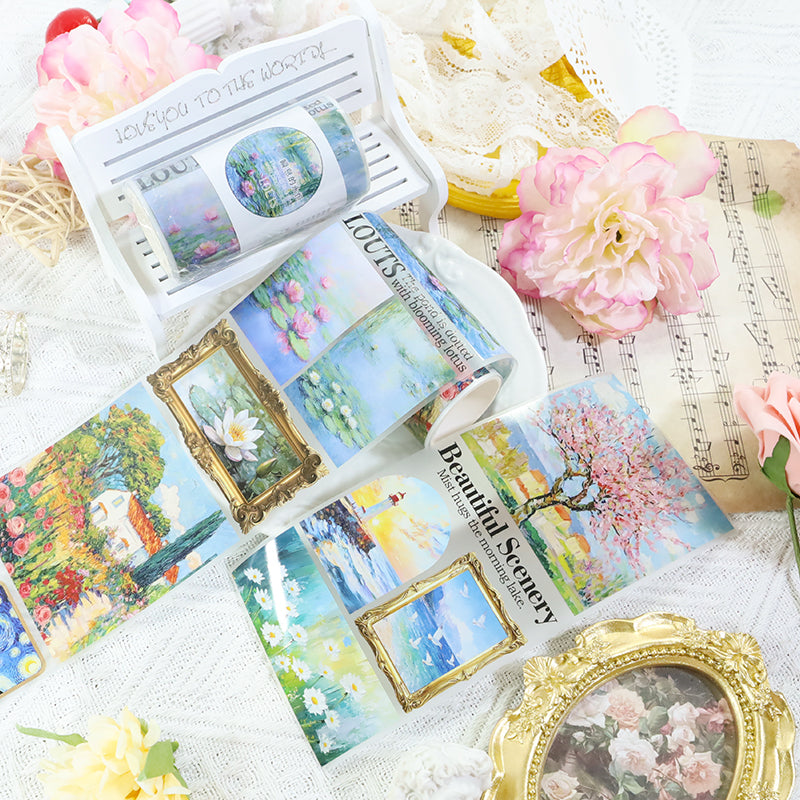 The eternity of instantaneity Fog PET Tape for journaling, scrapbooking and collage
