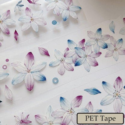 5cm*125cm Rainbow Orchid Washi/PET Tape