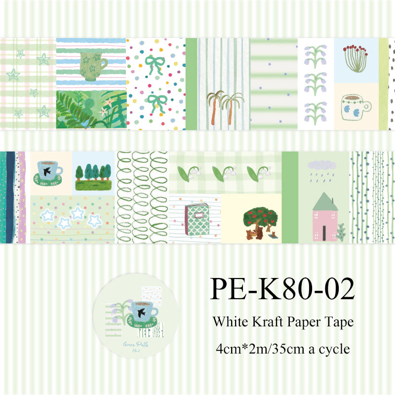 Dream Seasons Series White Kraft Paper Tape
