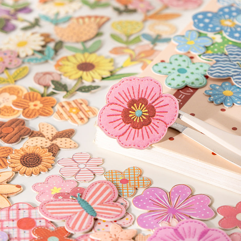Wish Garden Series Sticker featuring garden designs for journaling, scrapbooking and collage