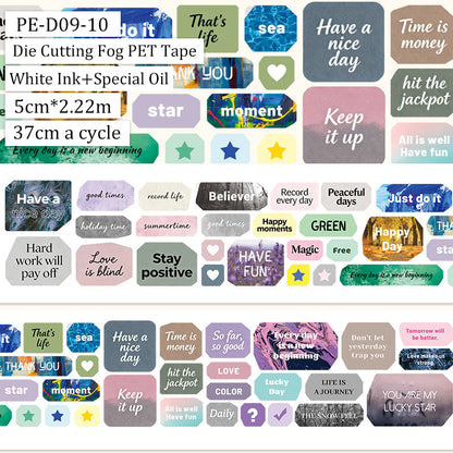 Moments of Life Die Cutting Fog PET Tape for journaling, scrapbooking and collage