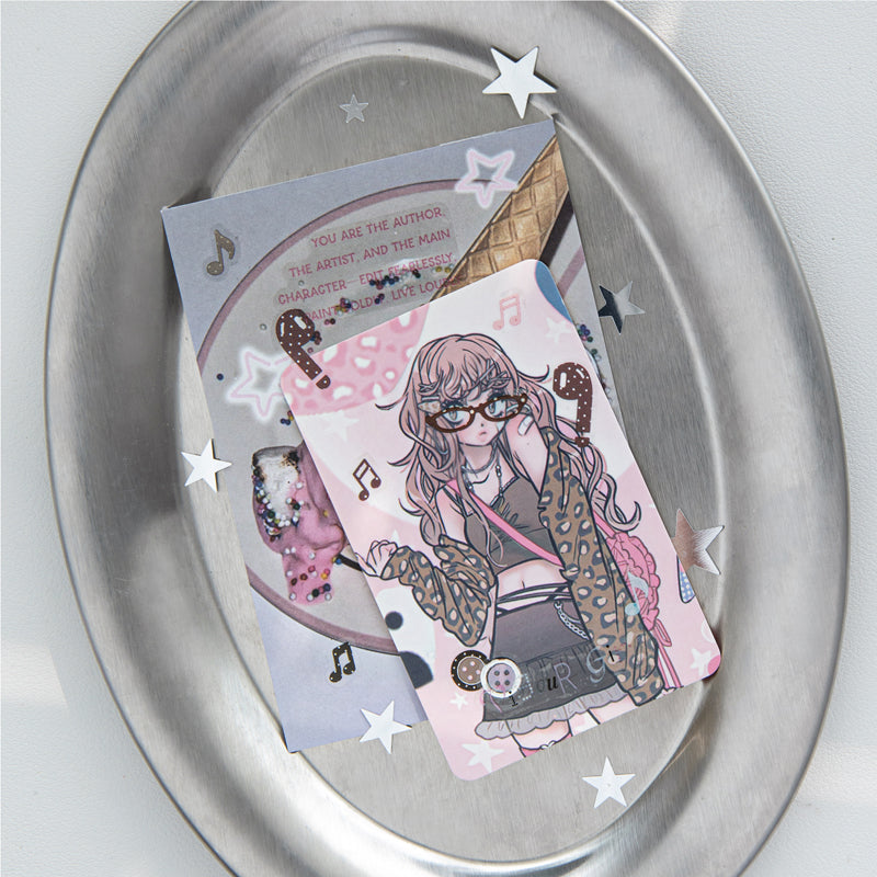 Muanuan Diary Series Die Cutting Silver Stamping PET Tape featuring silver designs for journaling, scrapbooking and collage