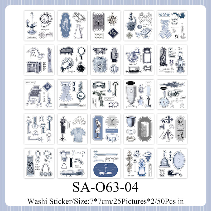 Half Used Manuscript Series Sticker Book