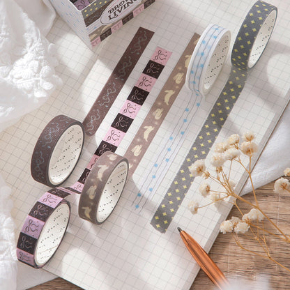 Sugar Frost Fantasy Series Washi Tape Set featuring fantasy designs for journaling, scrapbooking and collage