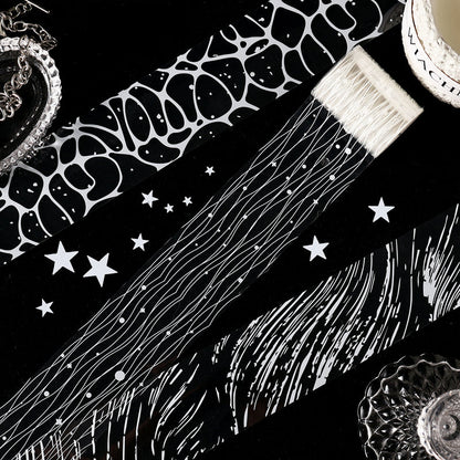 Cloud wisps Series PET Tape featuring cloud designs for journaling, scrapbooking and collage