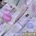 Whole Roll 10cm*5m Time Sketches Die Cutting Washi/PET Tape