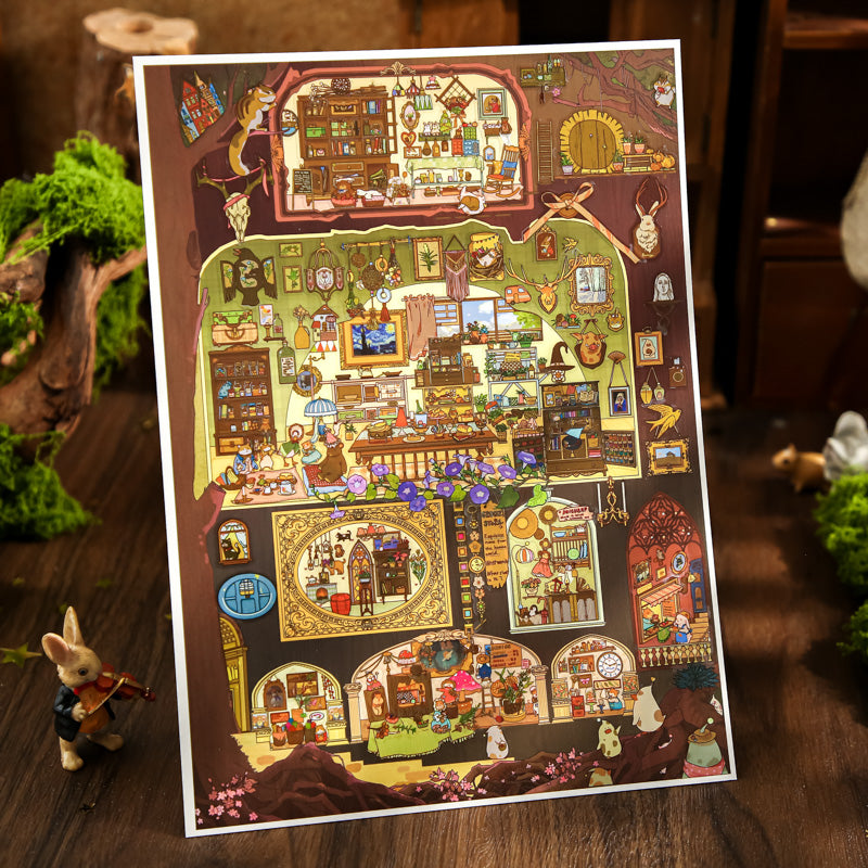 Weird Accessories Shop Series 3D Sticker featuring shop designs for journaling, scrapbooking and collage