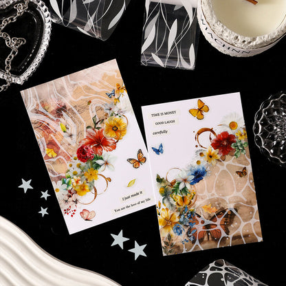Cloud wisps Series PET Tape featuring cloud designs for journaling, scrapbooking and collage