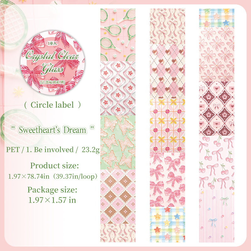 Crystal Clear Series Fog PET Tape