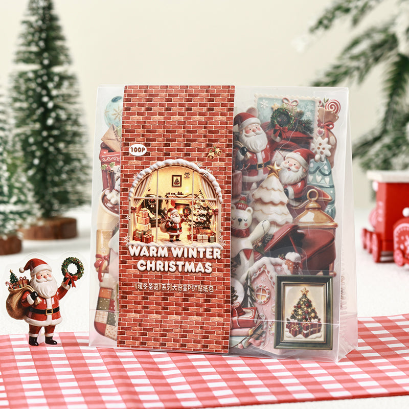 Warm Winter Christmas Series Sticker for journaling, scrapbooking and collage