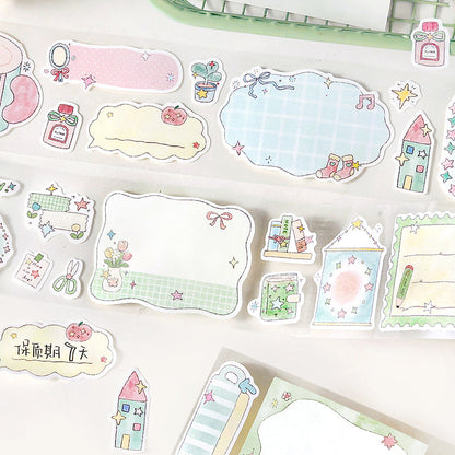 Star Sweet Dream House Series Die Cutting Writing Paper Tape featuring sweet, dream, and house designs for journaling, scrapbooking and collage