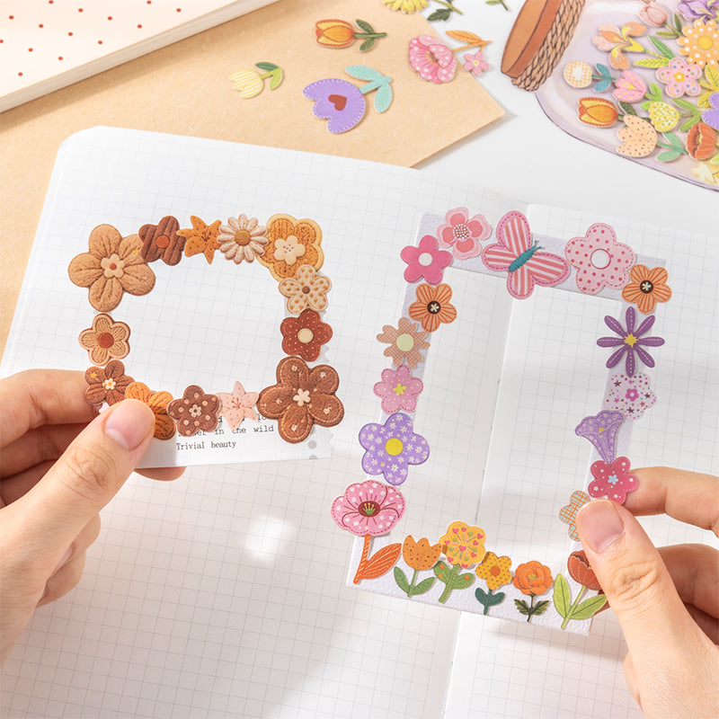 Wish Garden Series Sticker featuring garden designs for journaling, scrapbooking and collage