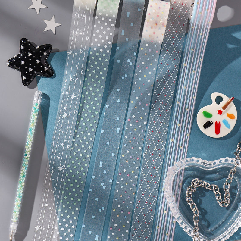 Star Fragment Series Flash Sand PET Tape