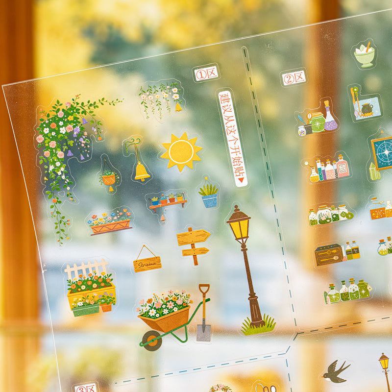 Wondrous Journey Series 3D Sticker for journaling, scrapbooking and collage