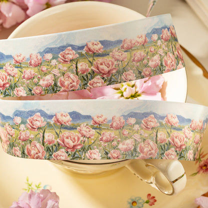 Sea of flowers series Washi Tape featuring flower, and sea designs for journaling, scrapbooking and collage