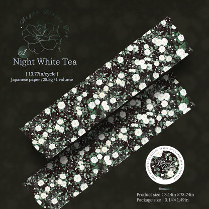 Blooming Camellia Flower Series Washi Tape