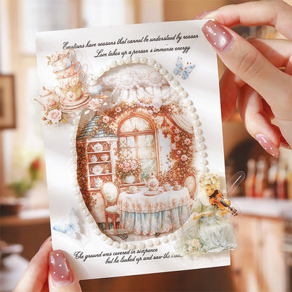 Illusion Collection Series Sticker for journaling, scrapbooking and collage