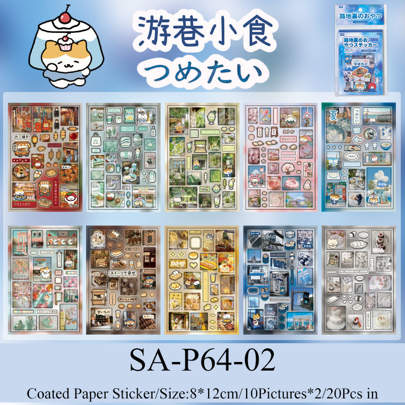 Cute Food Story Series Sticker Book