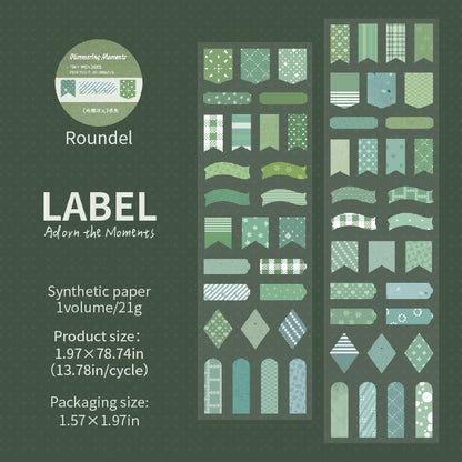 Glimmering Moments Series Die Cutting Self-adhesive Tape