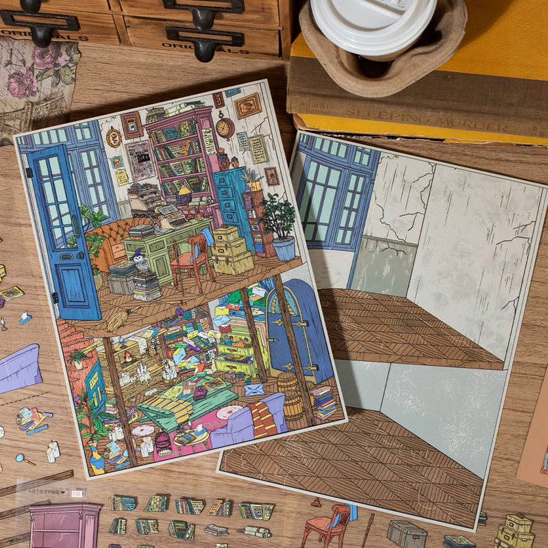 World Collection Series 3D Sticker for journaling, scrapbooking and collage