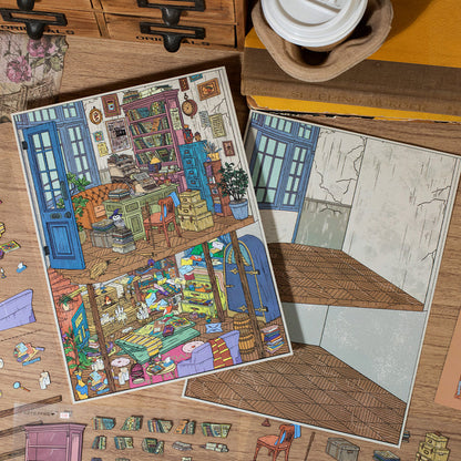 World Collection Series 3D Sticker for journaling, scrapbooking and collage