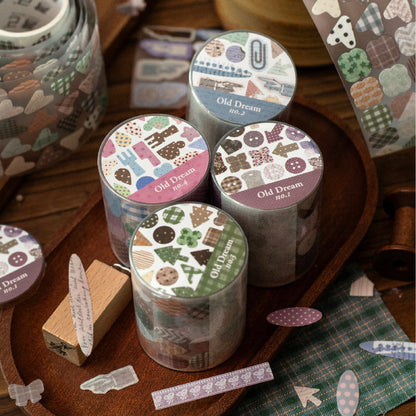 Old Dreams Series Die Cutting Fog PET Tape