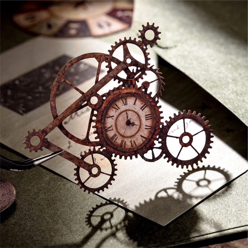 Antique Exhibition Room Series Sticker for journaling, scrapbooking and collage