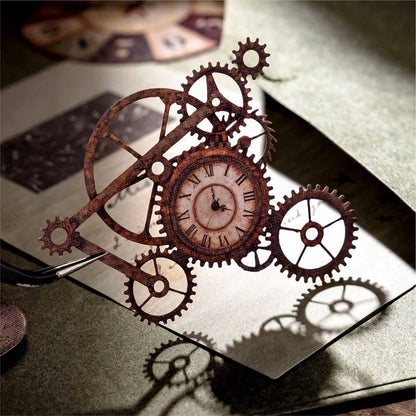 Antique Exhibition Room Series Sticker for journaling, scrapbooking and collage