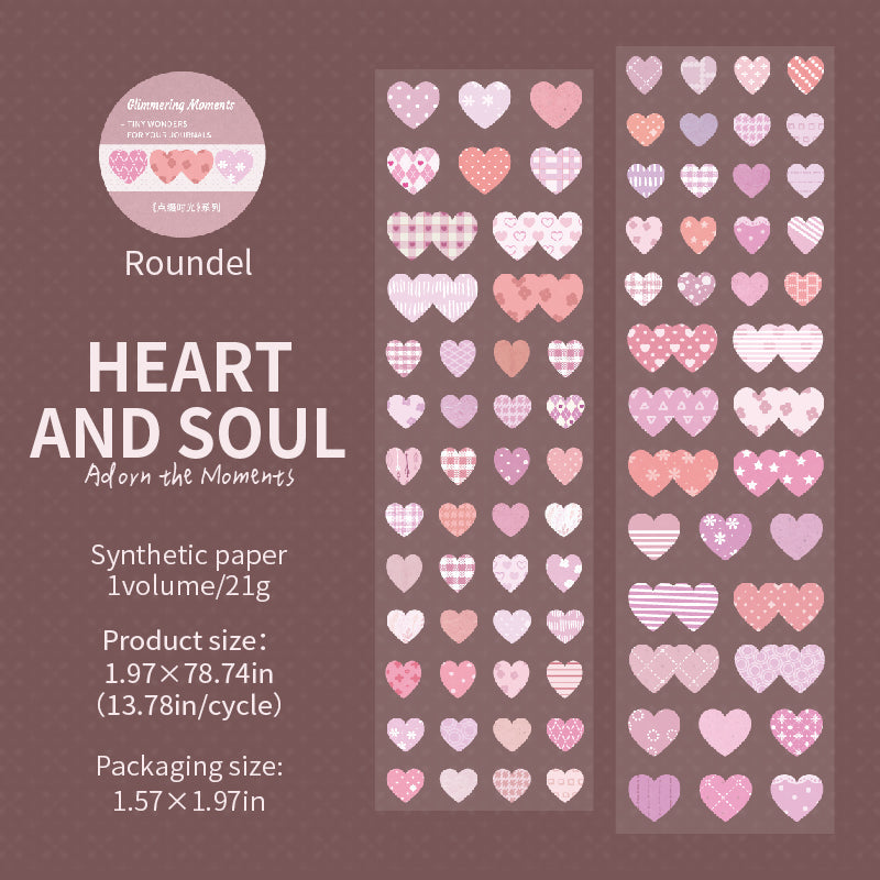 Glimmering Moments Series Die Cutting Self-adhesive Tape
