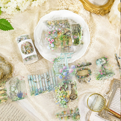 Small Courtyard Flower Hedges PET Tape