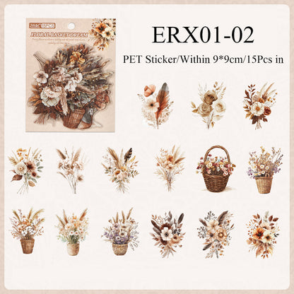 Retro Floral Sticker