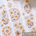 Whole Roll 6cm*5m Chrysanthemums bloom Washi/PET Tape