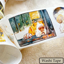 Whole Roll 6cm*10m Cuddly Dog Die Cutting Washi/PET/Fog PET Tape
