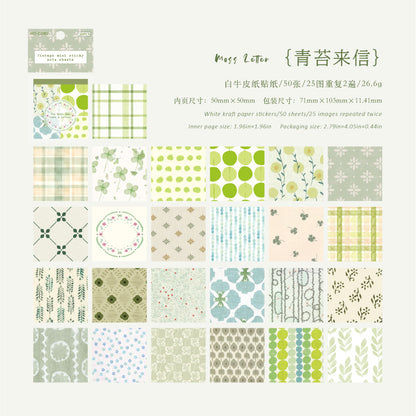 Old Color Collection Series Sticker Book