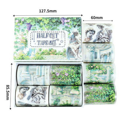 Garden Of Ruins Tape Set featuring garden designs for journaling, scrapbooking and collage