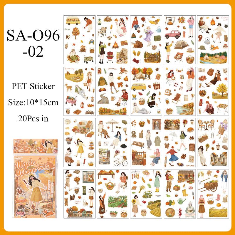 Seasonal Wandering Series Sticker Book