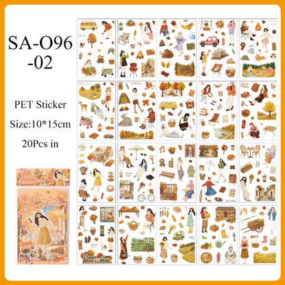 Seasonal Wandering Series Sticker Book