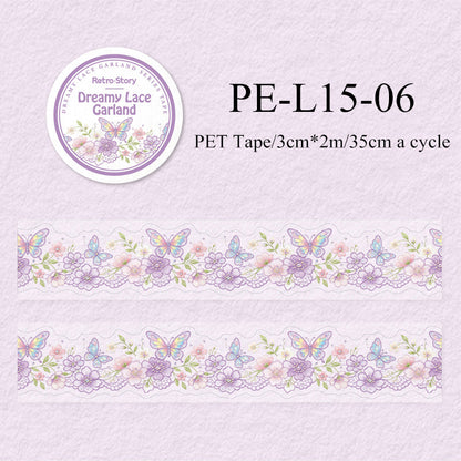 Dream Lace Flower Series PET Tape