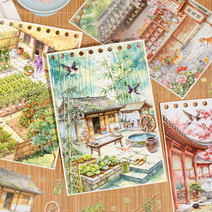 Time Journal Series 3D Sticker Book featuring book designs for journaling, scrapbooking and collage