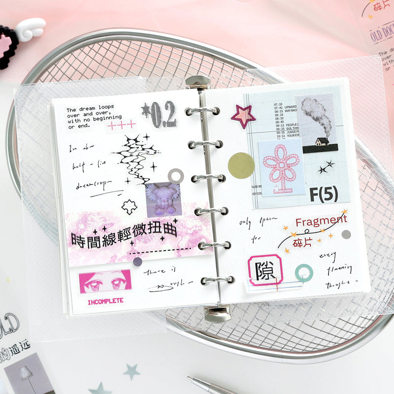Disordered Dream Series Sticker featuring dream, and red designs for journaling, scrapbooking and collage
