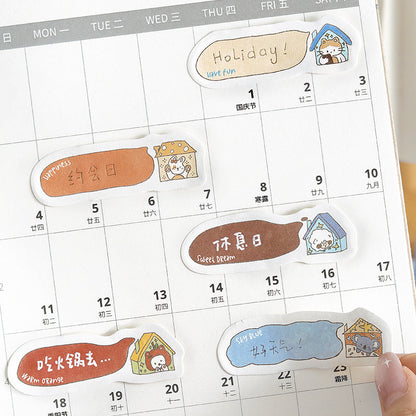 Color Ramblings Series Sticker featuring color designs for journaling, scrapbooking and collage