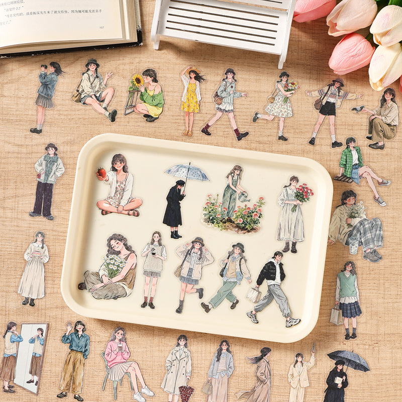 Daily Frame Series Sticker for journaling, scrapbooking and collage